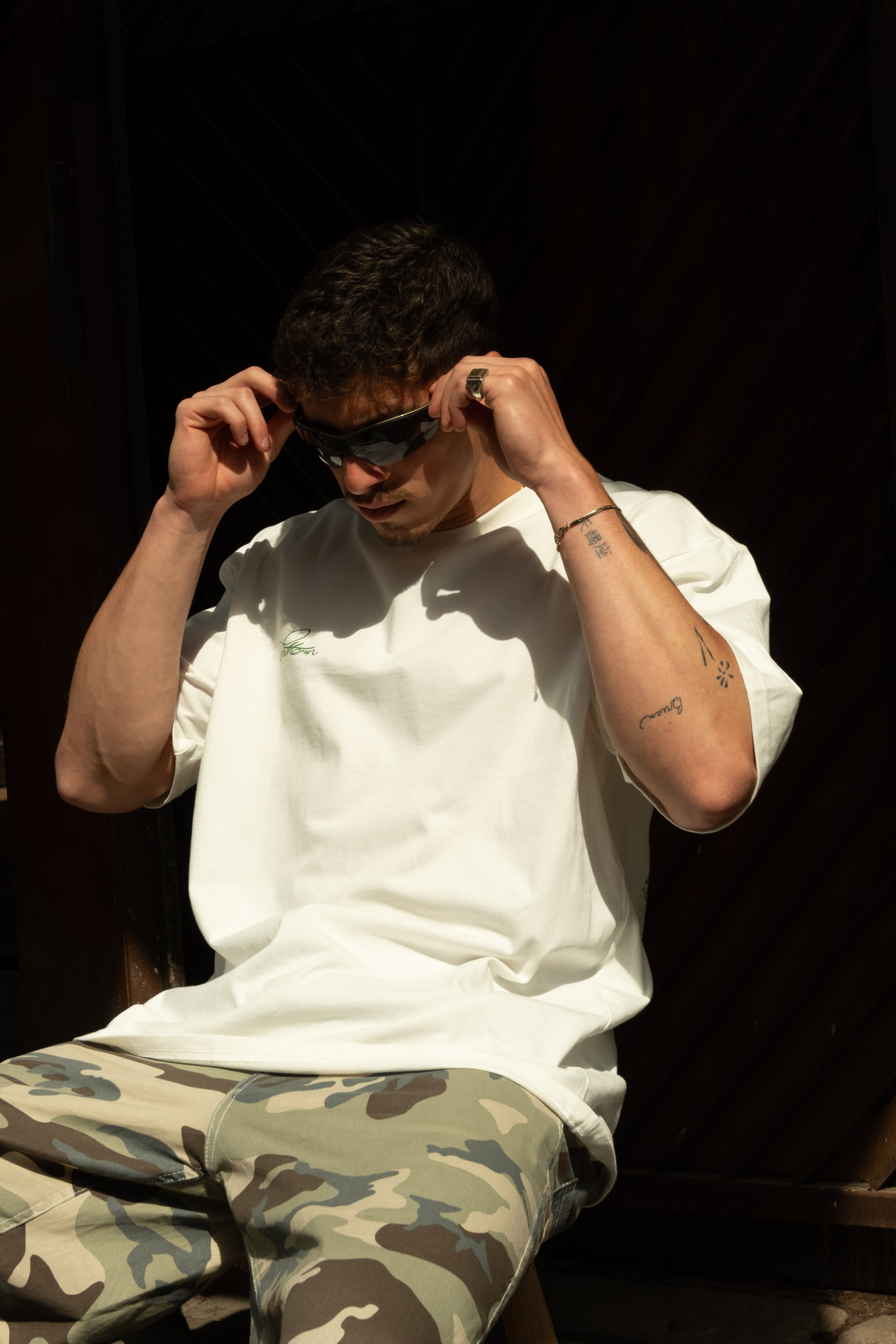 Light Camo Baggy Jeans