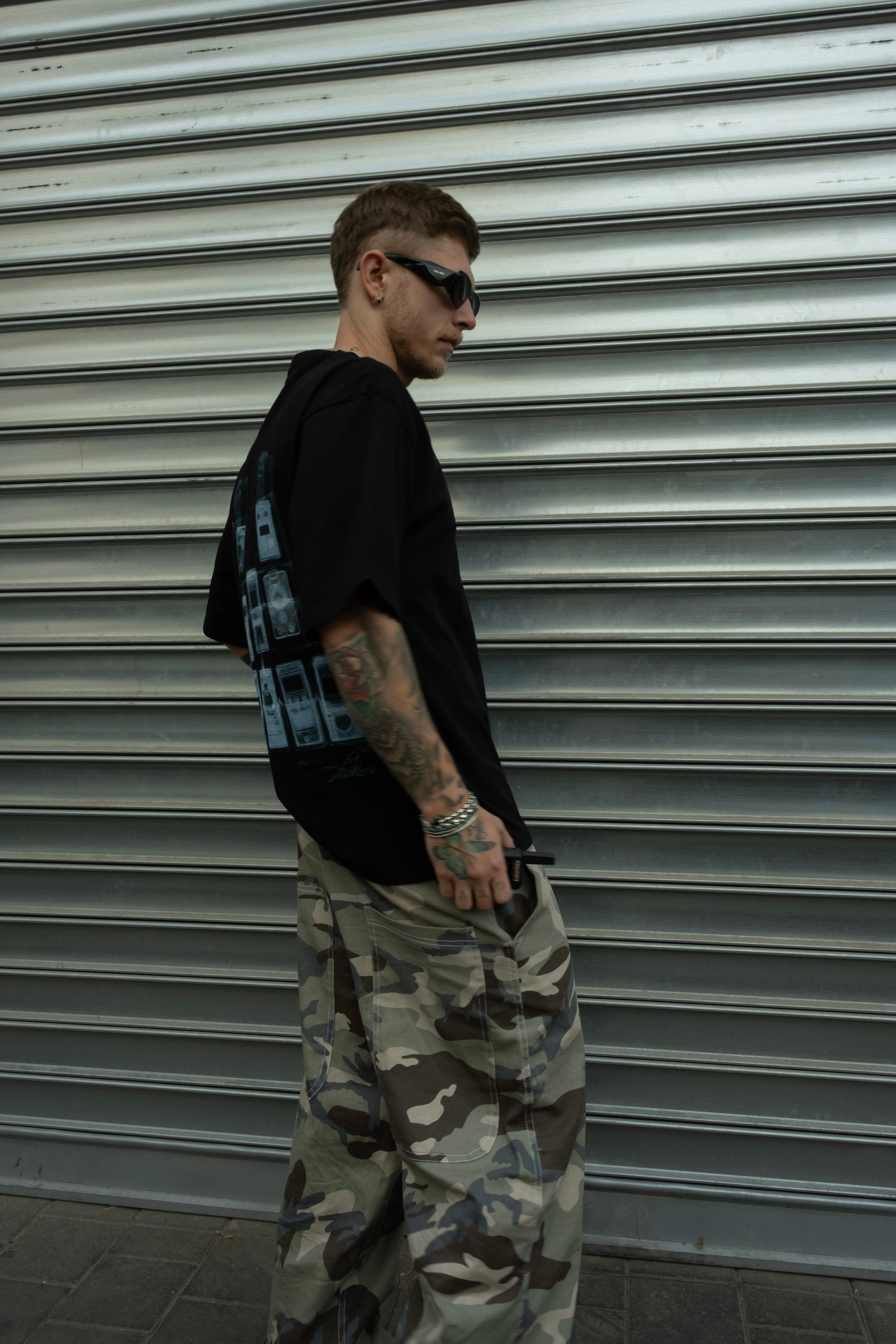 Light Camo Baggy Jeans